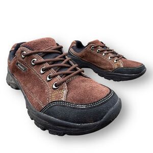NEVADOS Men's SUEDE Low Hiker Shoes Brown size 7.5 Eu 40